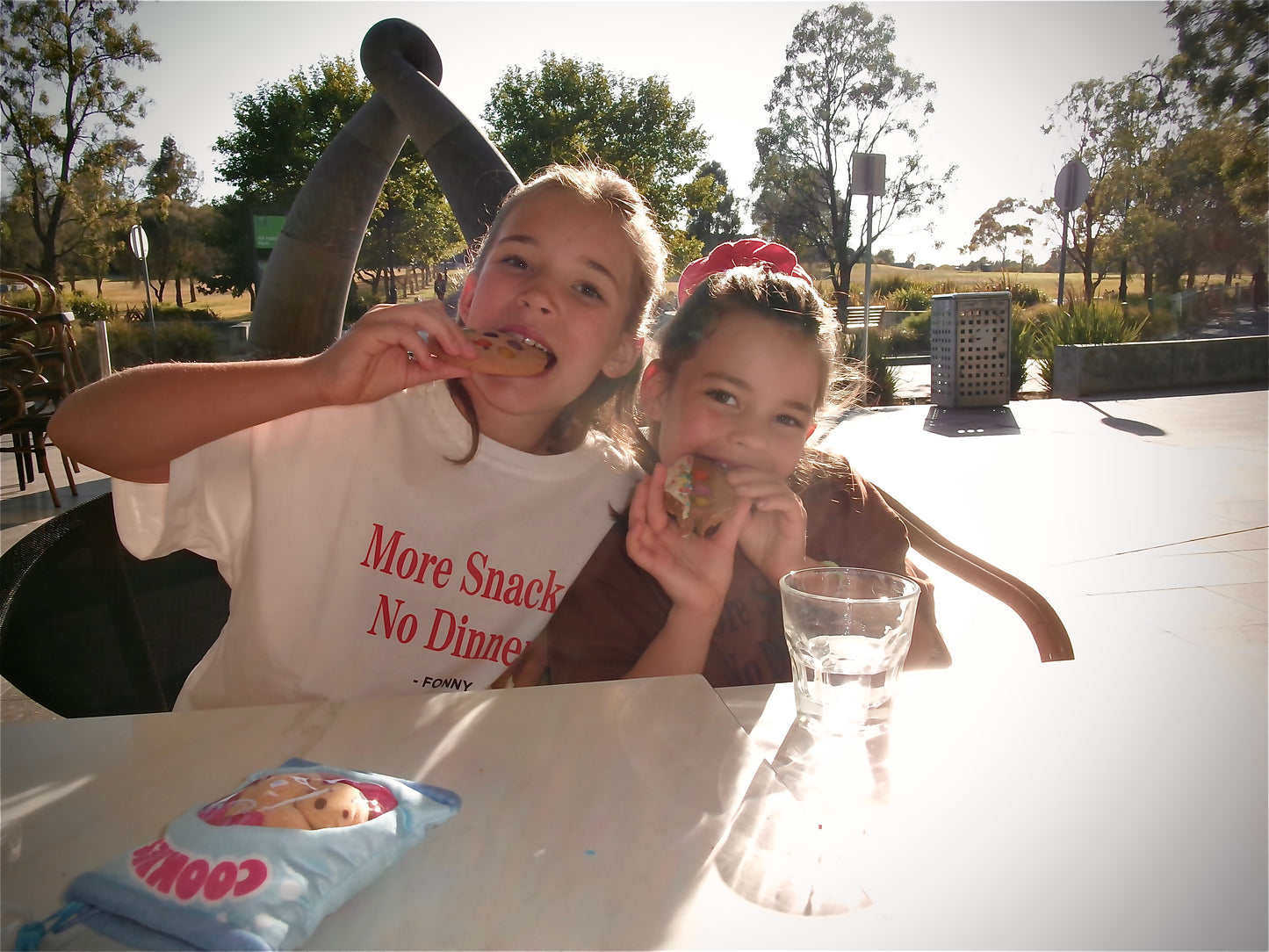 More Snacks, No Dinner Tee - White